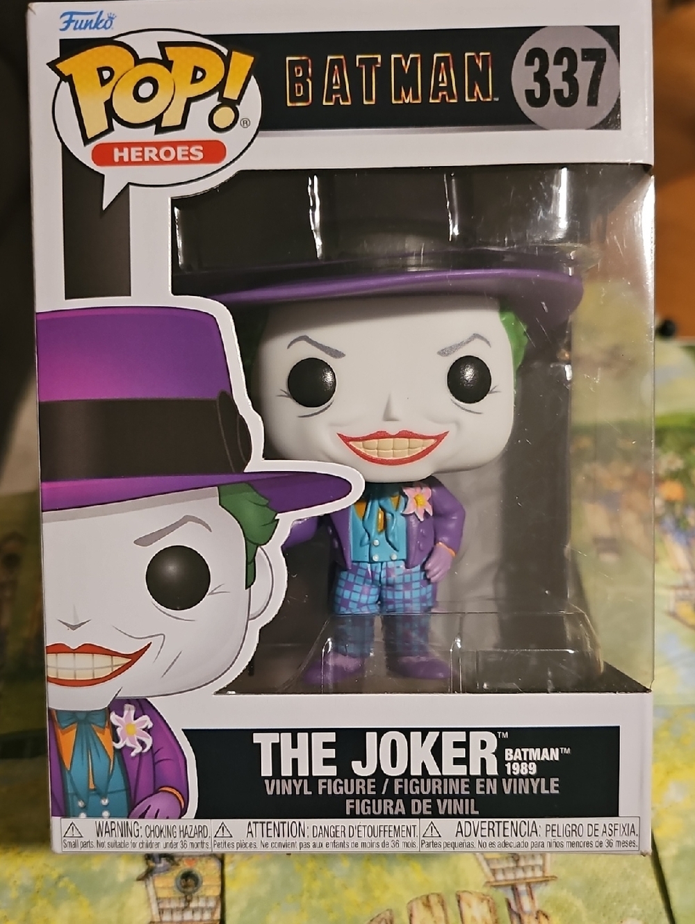 Funko Pop! The Joker Vinyl Figure - Purple, Green, White